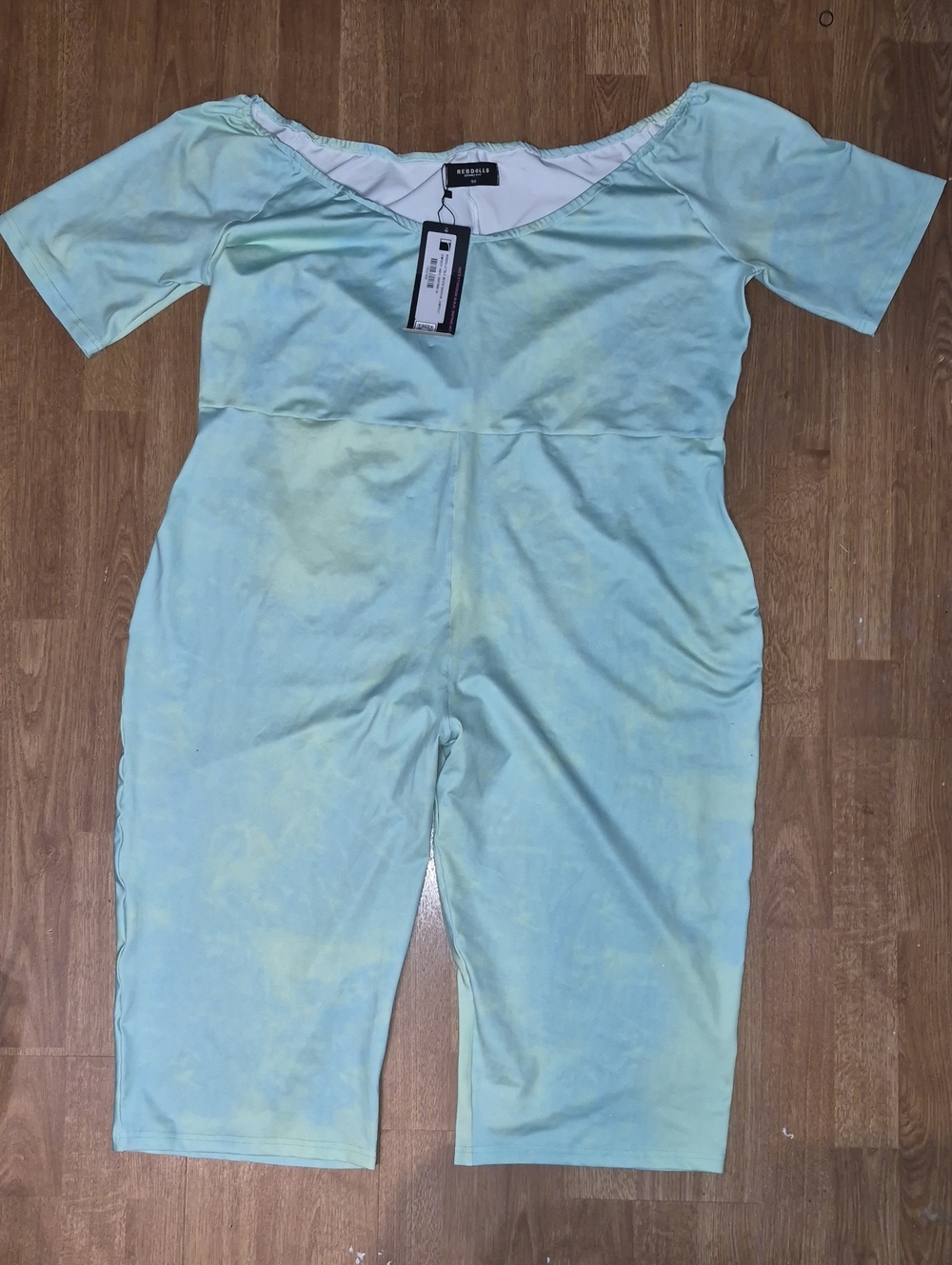 Rebdolls 5x Tie-Dye Off Shoulder Jumpsuit
